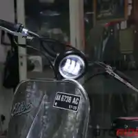 Galleri foto GALERI: Konversi Motor Listrik Vespa Elettrico Elders Garage