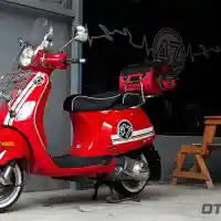 Galleri foto Maaf, Vespa LX Full Aksesori ini cuma Untuk Touring Saja