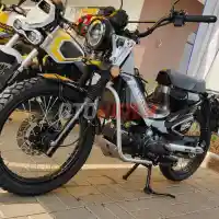 Galleri foto FOTO: WMOTO Porter 125, Detail Motor Bebek Bergaya Petualang