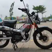 Galleri foto FOTO: WMOTO Porter 125, Detail Motor Bebek Bergaya Petualang