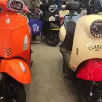 Galleri foto FOTO: Tampang Motor Listrik Paling Murah di IIMS 2024