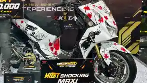 LEXI LX 155 Japan Look Ini Modifikasinya Tembus Rp 40 Juta!