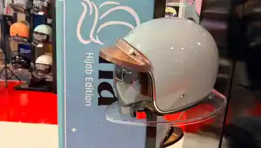 Helm Hijab Friendly, MDS Magna Punya Cepol di Bagian Belakang