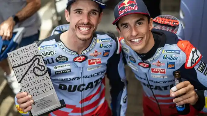 Podium Ganda Di MotoGP Jerman 2024, Alex Dan Marc Marquez: Luar Biasa!