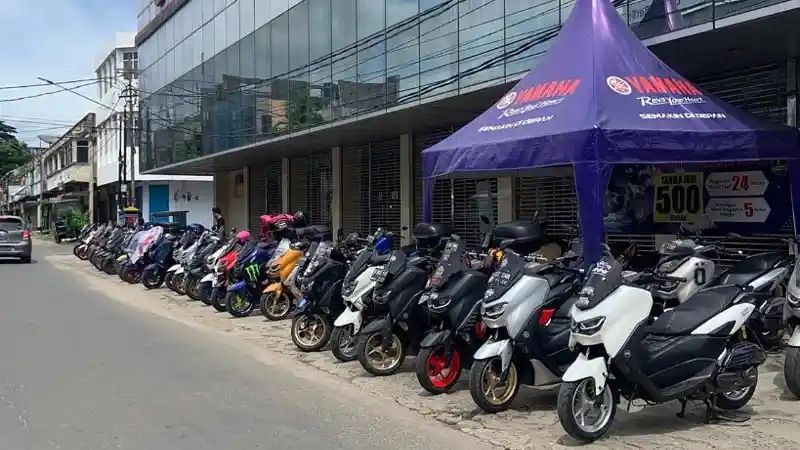 Pererat Persaudaraan Komunitas Maxi Yamaha Lampung Gelar Aktivitas