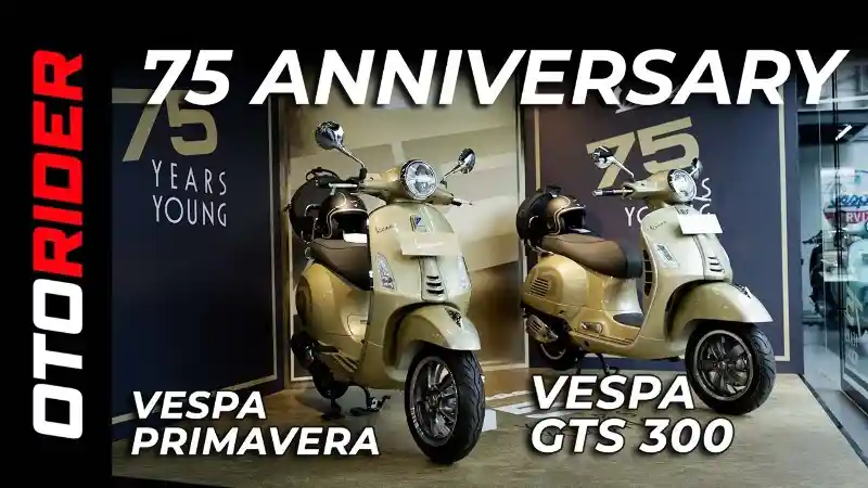 Video Edisi Spesial 75 Anniversary Vespa Primavera Dan Vespa Gts 300 Indonesia Otorider 2466